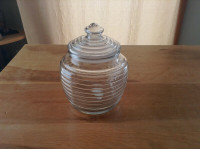 Candy Jar Cookie Jar Glass with Plastic Interior Seal
