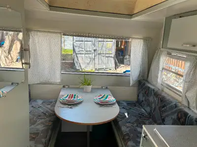 Spend your summer time vacation days in this beautiful little retro Trailer. Fully re-finished after...