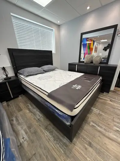 Brand New 6 Pc Bedroom Set With 1 Night Table Big Sale, View more