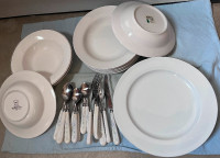Dinnerware Plates, Bowls, Cutlery, Water Bottles, Travel Mugs