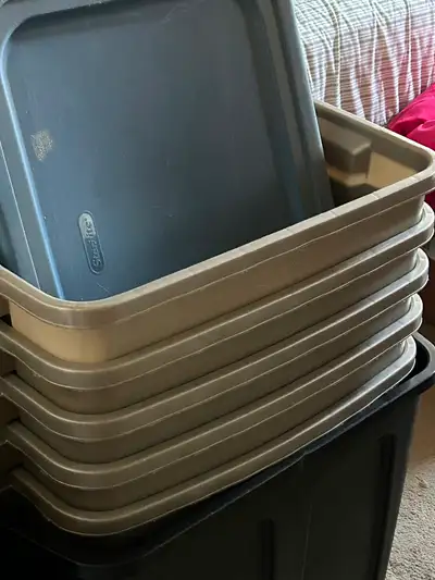 Rubbermaid plastic containers, View more