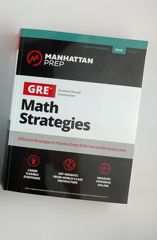 GRE Math Strategies: from 99th Percentile Instructors in Textbooks in Oakville / Halton Region