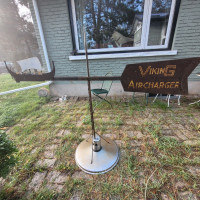 Massive Viking Aircharger weathervane, 5 feet by 5 feet, $200
