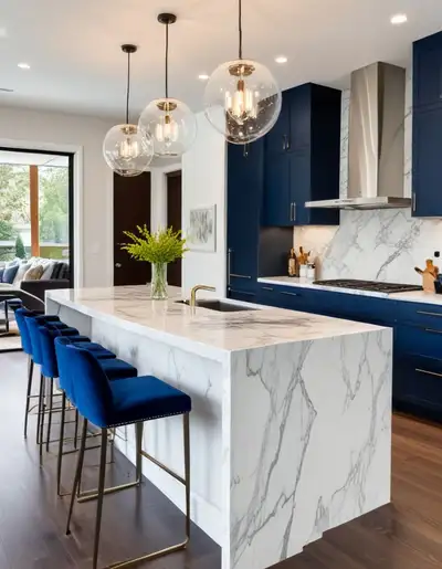 Quartz Kitchen Island Countertop, View more