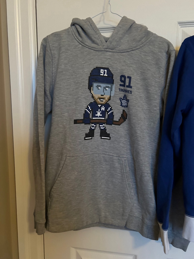Toronto Maple leaf hoodie kids size med and Tavares size large in Kids & Youth in Chatham-Kent - Image 2