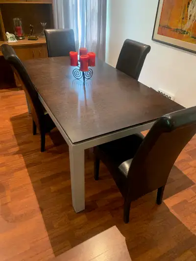 Dining Table with 4 chairs, View more