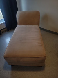 (Updated Information)-Faux suede Chaise Lounger for Sale 
