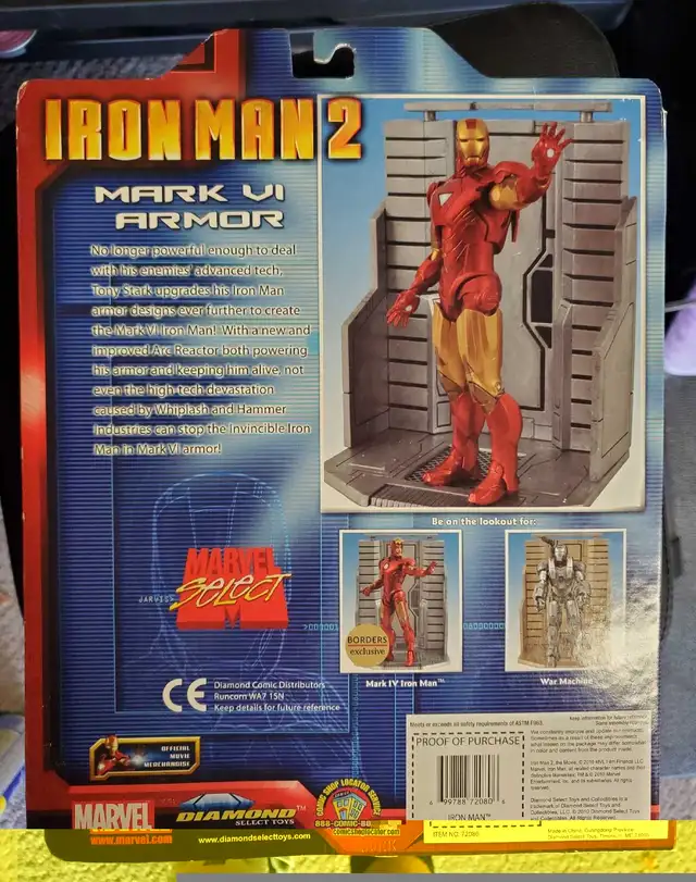Marvel Select Iron Man 2 Mark 6 in Toys & Games in City of Toronto - Image 3