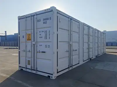 40ft new one trip containers - 4 sets of side doors - $9750, View more