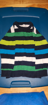 Children's place striped cotton knit sweater 3T