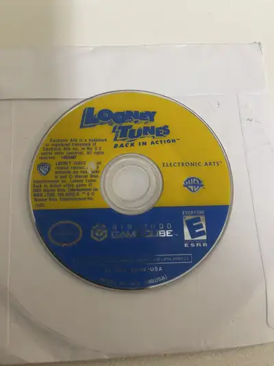 Looney Tunes: Back in Action (Nintendo GameCube, 2003) Disc Only In good condition No visible scratc...