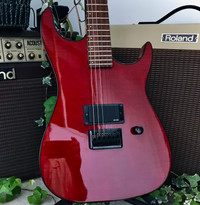 Godin Redline 1 Transparent Cherry Flame Maple 