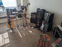 Selling off all music gear and instruments