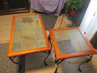 Table de salon céramique et bois
