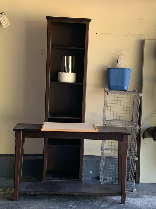 furniture book case and table in Multi-item in Ottawa