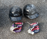 T-ball Gloves + Helmets