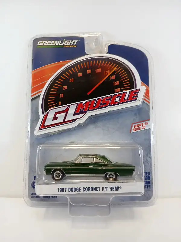 1967 Dodge Coronet R/T Hemi. 2021 Greenlight GL Muscle Series 25