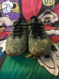 Green Camo Nike Trainers