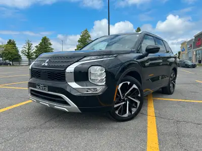 Très beau Outlander PHEV GT 7 passagers 2023 Transfert de bail Paiements de 335$ tax in aux 2 semain...