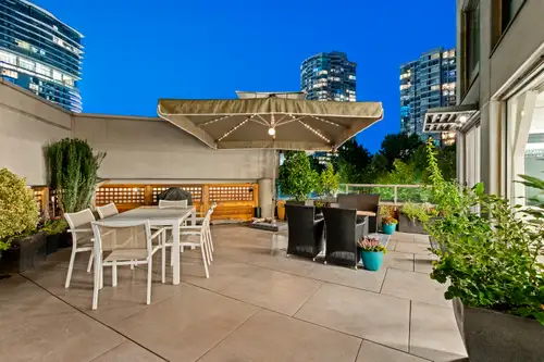 Exclusive Yaletown residence where you can enjoy your own private 700 square foot patio terrace. Ext...