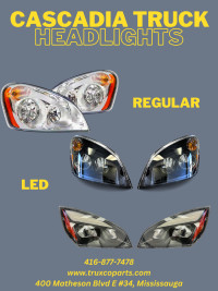 Truck headlights, Cascadia, Volvo, Columbia, Kenworth t680