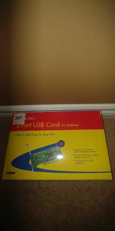 2 Port USB Card For Desktops, View more