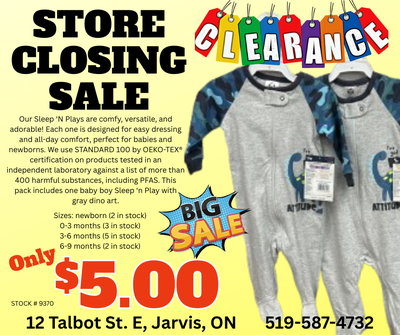 CLEARANCE!! HALF-PRICE!! Baby Boys Dino - Sleep 'N Play- Gerber, View more