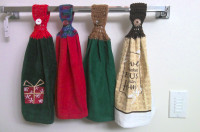 New! Hanging Kitchen Fridge/Stove Hand Towels, $5 each