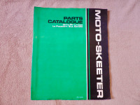 Moto-Skeeter catalogue de pièces 1972 ( Très rare )
