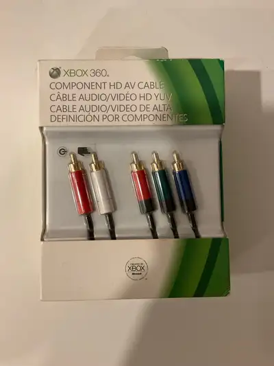 OFFICIAL Xbox360 Component Cables, View more