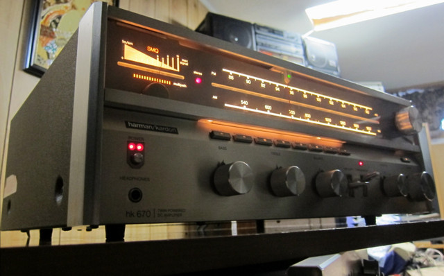 HARMAN KARDON HK670 AMPLIFIER RECEIVER 120V CANADIAN VERSION in Stereo Systems & Home Theatre in Ottawa - Image 3