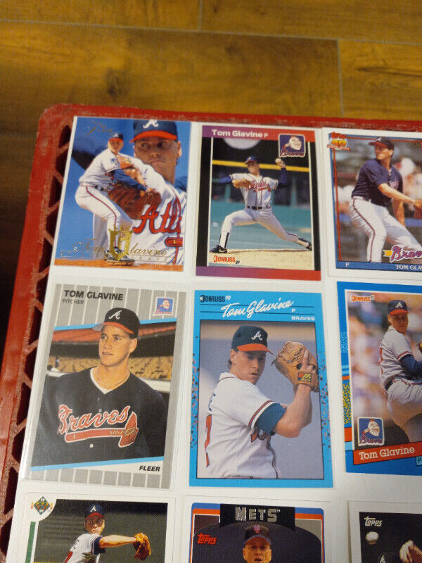 Vintage Baseball Cards Tom Glavine HOF Lot of 24 NM in Arts & Collectibles in Trenton - Image 2