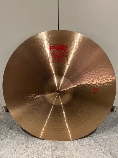 Paiste 2002 series 22" Classic Ride cymbal - MINT, View more