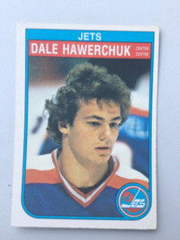DALE HAWERCHUK … 1982-83 O-Pee-Chee ROOKIE … RAW + PSA 4, 8-$140