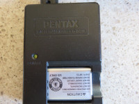 Chargeur et batterie Pentax(appareil photo)
