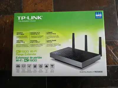 D-LINK WIRELESS ROUTER  RE580D, View more