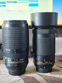 Nikon 70-300mm FX VR and 70-300mm DX VR (sold separate)