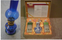 LAMPE A HUILE OIL LAMP KIT SCENT AROME ENCENS NEUVE NEW