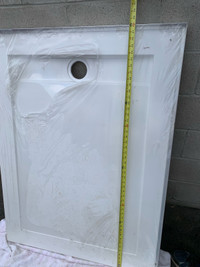 NEW White, solid, Shower Base 36x48”