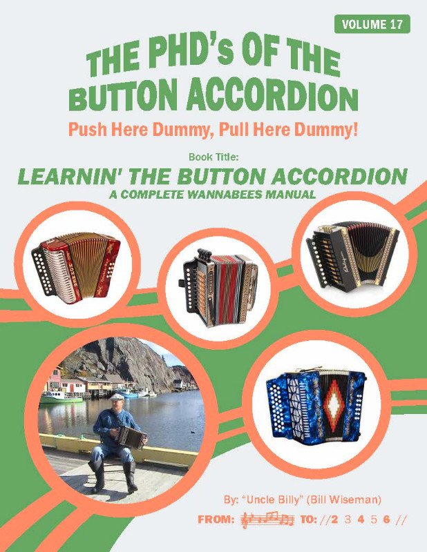 BUTTON ACCORDION INSTRUCTIONAL MANUAL WITH CDS. in Pianos & Keyboards in Corner Brook