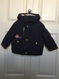 Boys winter Jacket with Hood for 18 months old