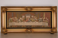 The Last Supper Framed Tapestry Wall Hanging
