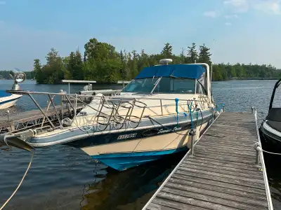 Selling 27’ TCraft Temptation. 10’ beam with dual 250 Mercs. Comes with trailer. Impellers and belts...