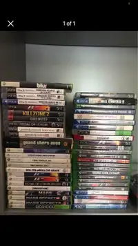 Lot de jeux Xbox Playstation