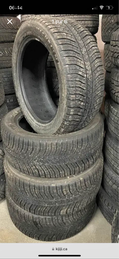 4 pneus hiver Michelin Modèle Alpin PA5 grandeurs P275/45R20 cause de la vente ne fais pas sur nouve...