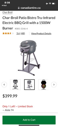Electric BBQ for sale