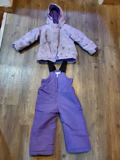 2T girls winter jacket and snowpant, View more