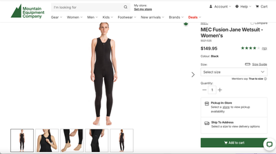 Women's MEC Wetsuits XL - 1 new, 1 used twice, View more