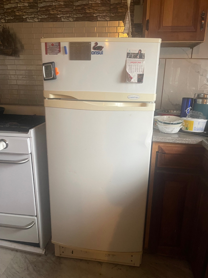 Propane fridge , Propane Freezer, 4 ,100 pound tanks !! Other La