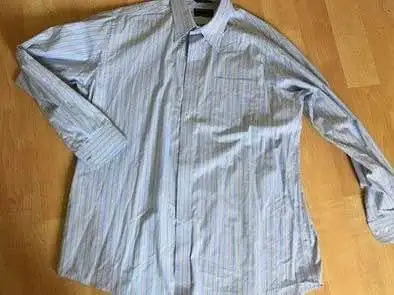 Men’s shirt $10 cotton striped shirt 34/35, size 16 1/2” in Men's in Oakville / Halton Region - Image 2